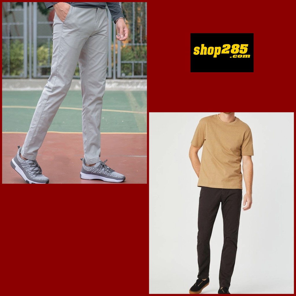 ❤️OK KO ĐẸP THÌ THÔI LUÔN ❤️Quần Kaki Nam SLIMFIT - 1 chiếc quần kaki chinos co giãn thoải mái tính ứng dụng rất phù hợp