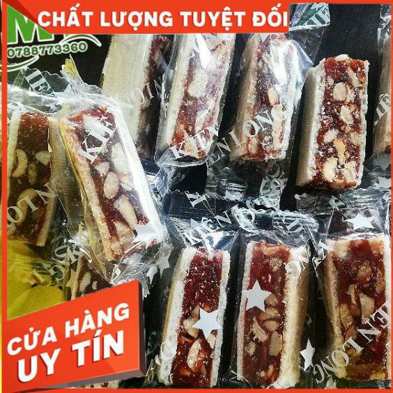 (tết 2023) Kẹo chuối đậu gừng ép bánh tráng 1kg /BHTHAN