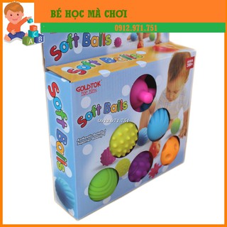 Set 6 bóng cảm quan | Đồ chơi cho trẻ sơ sinh