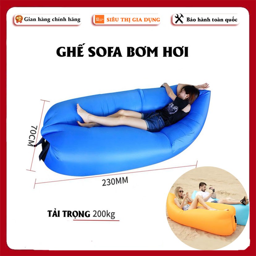 Ghế Sofa bơm hơi, ghế hơi bằng vải oxford chống nước, tiện dụng cho các hoạt động ngoài trời
