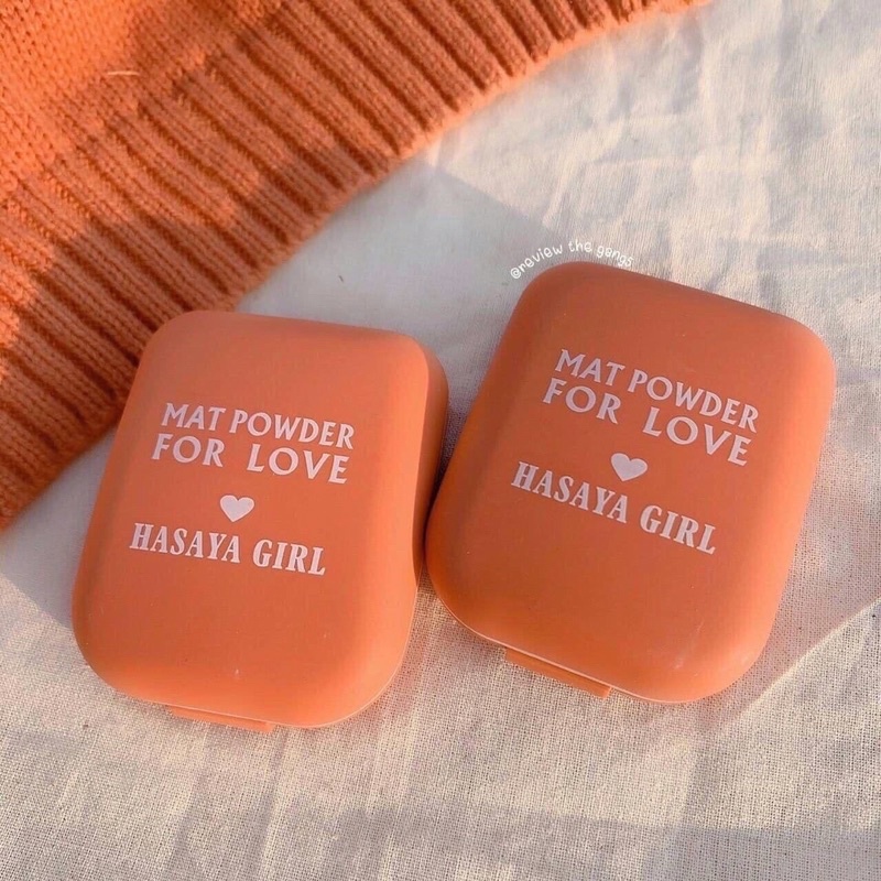 Phấn phủ nén siêu mịn Hasaya Girl Matte Powder For Love