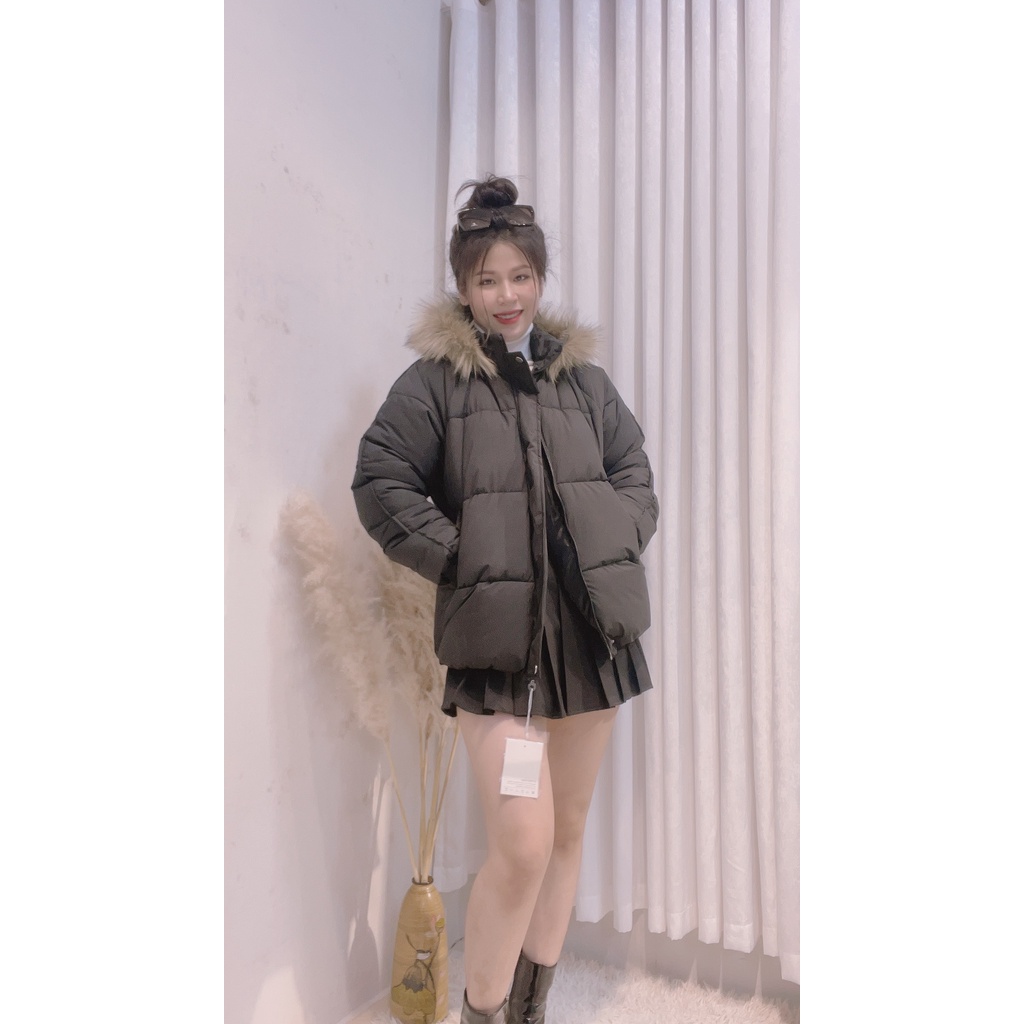 Áo Phao béo hàng loại 1 kèm mũ form dày dặn. sẵn đủ màu | BigBuy360 - bigbuy360.vn