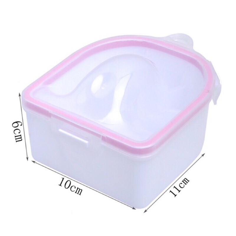 Bát ngâm tay làm nail loại 2 lớp bền đẹp - Bát nhựa chuyên dụng cho dân làm móng