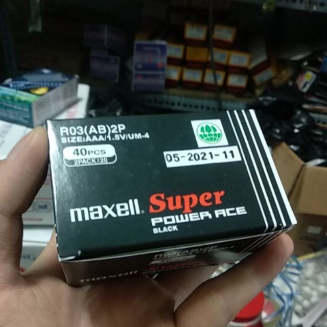 Pin tiểu Maxell hộp 40 viên AA - AAA