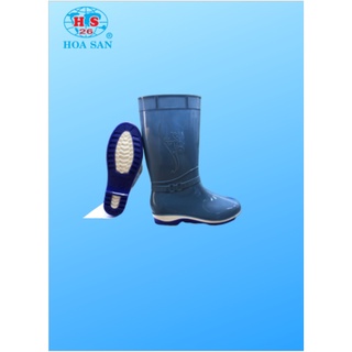 (ủng nữ) Ủng lửng Hoa San đế cứng size 38-42, ủng nữ mã 017, ủng xanh đế xanh
