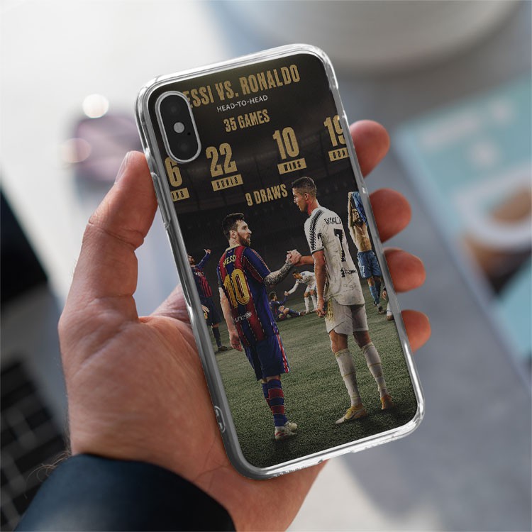 Ốp điện thoại đẹp cầu thủ Ronaldo và messi Iphone 7/7Plus/8/8Plus/X/Xs/Xs Max/11/11 Promax/12/12 Promax FOO20210015