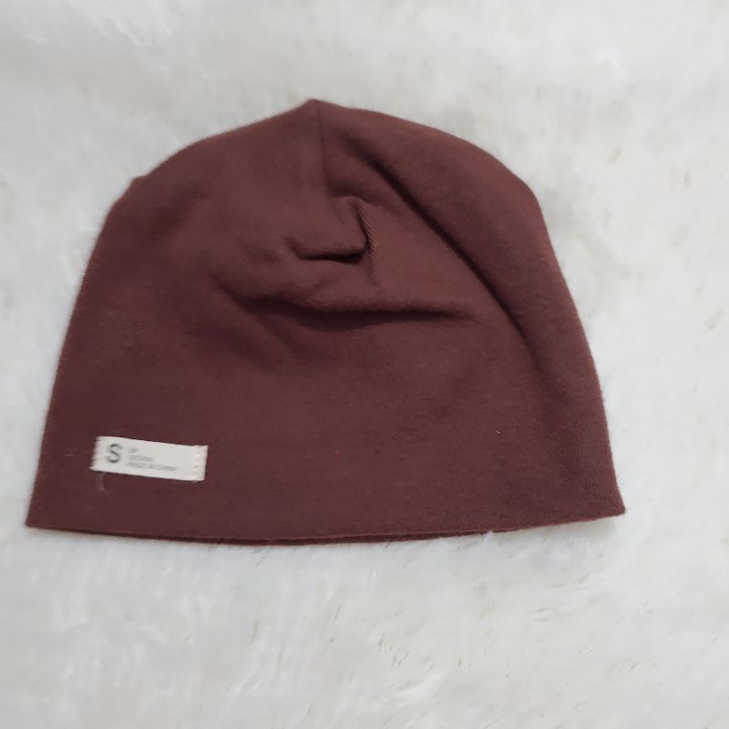 Mũ thun cotton 2 lớp thu đông trùm tai, co giãn tốt cho bé trai và bé gái (3-36 tháng)