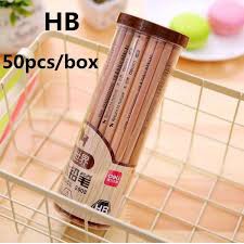 Hộp 50 bút chì gỗ 2B Deli cao cấp