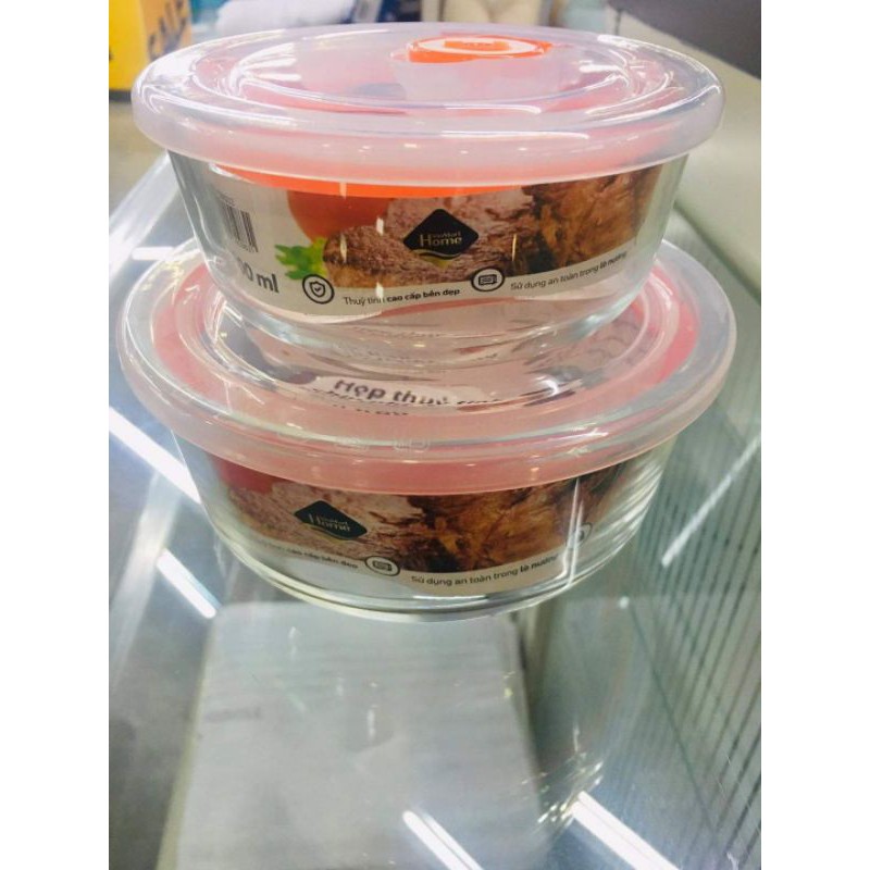 Hộp thủy tinh chịu nhiệt VinMart Home dung tích 500ml