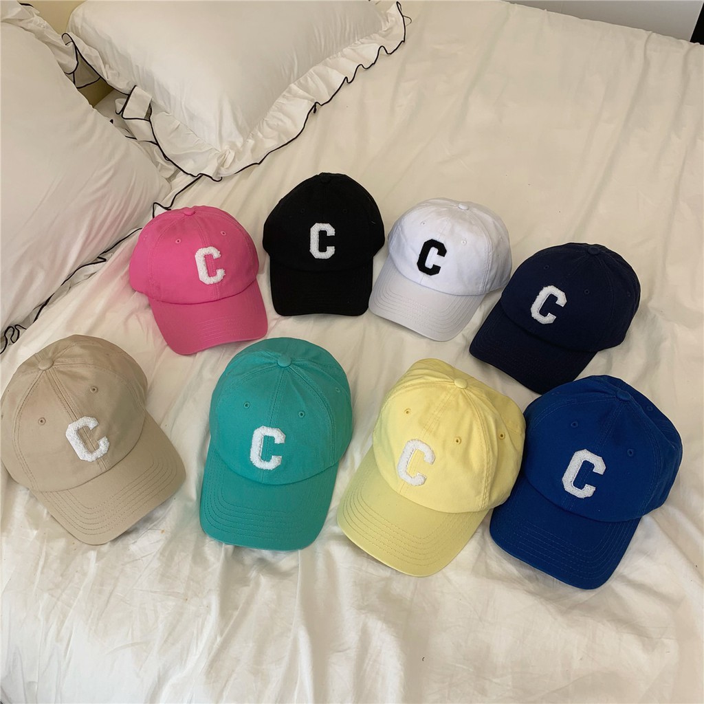 Mũ Lưỡi Trai Thêu Chữ C 21 Thời Trang Xuân Hè Phong Cách Hàn Quốc Mới