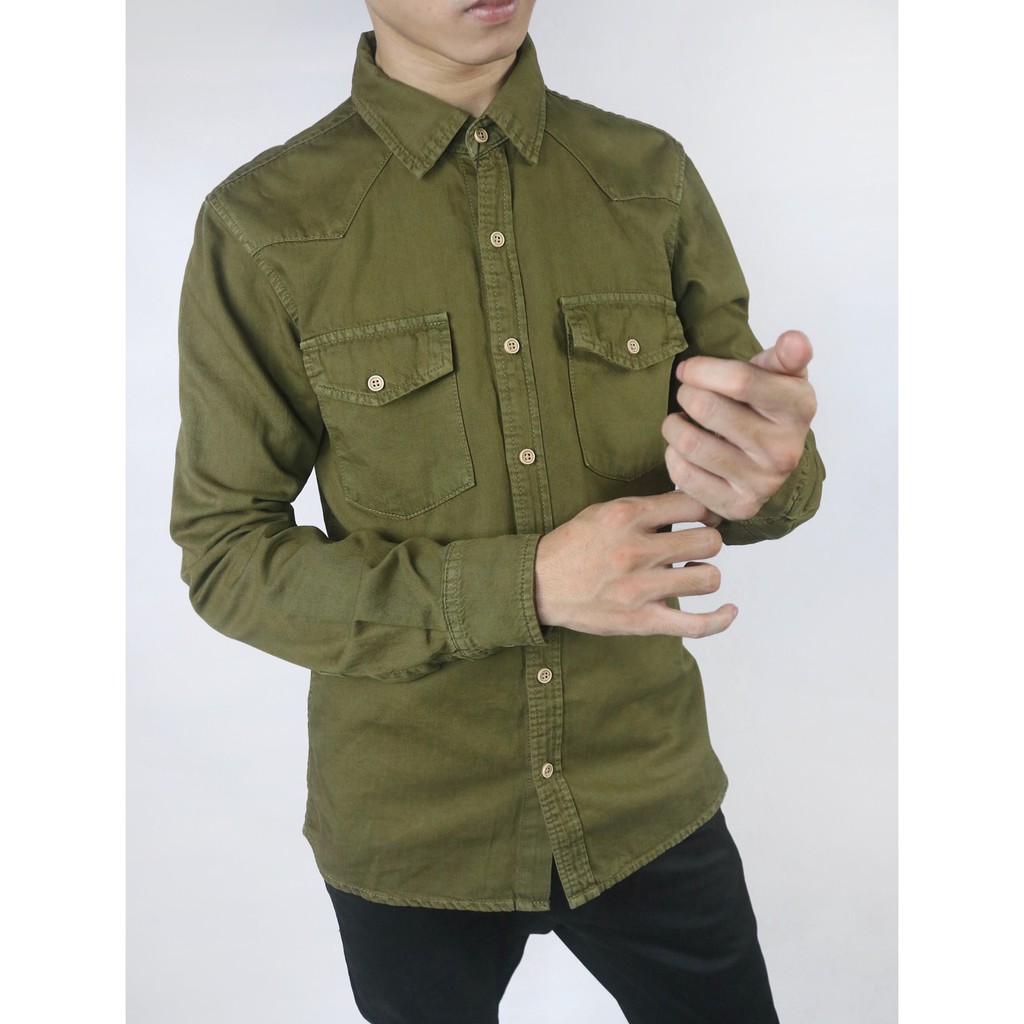 Sơmi Kaki Z.r SS20. Thiết Kế Hai Túi Ngực Khỏe Khoắn,Trẻ Trung!!!