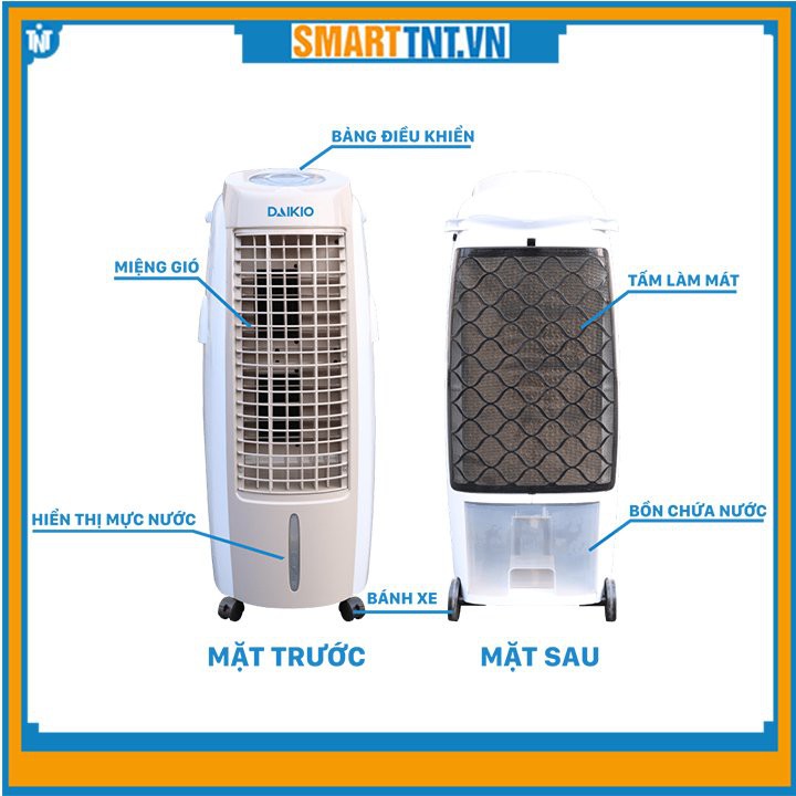 Quạt điều hòa hơi nước Daikio DKA - 01500B chính hãng