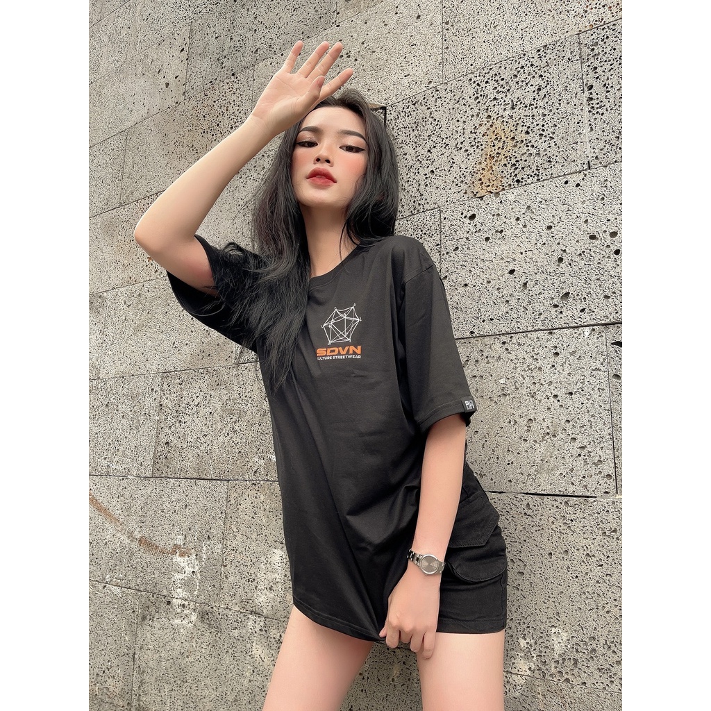 Áo Thun Unisex Nam Nữ Form rộng Local Brand SDVN Dimensional