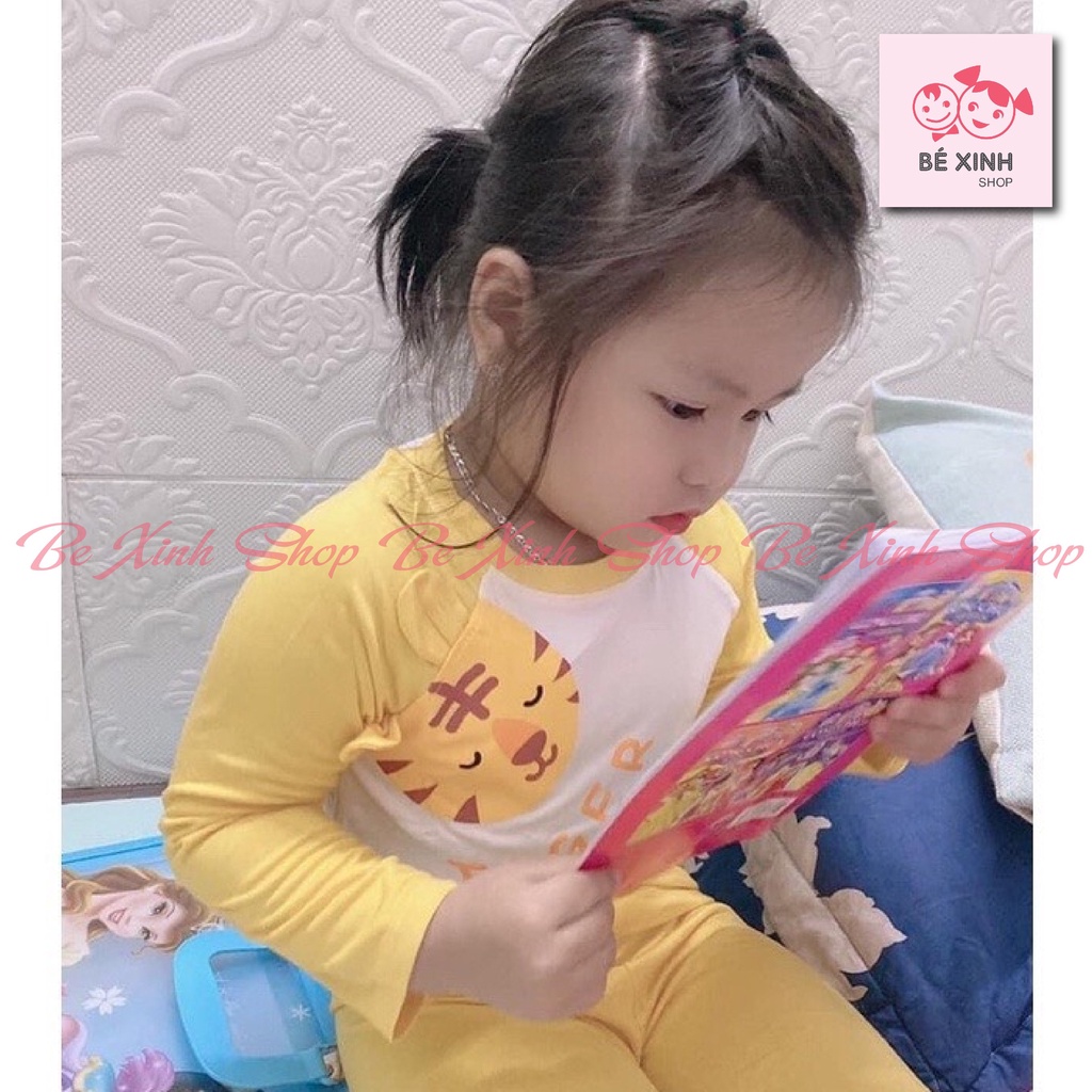 Minky Mom Bộ quần áo dài tay cho bé trai gái [Top Sale] Đồ ngủ cho bé quần áo thu đông thun lạnh DÀI_THÚ