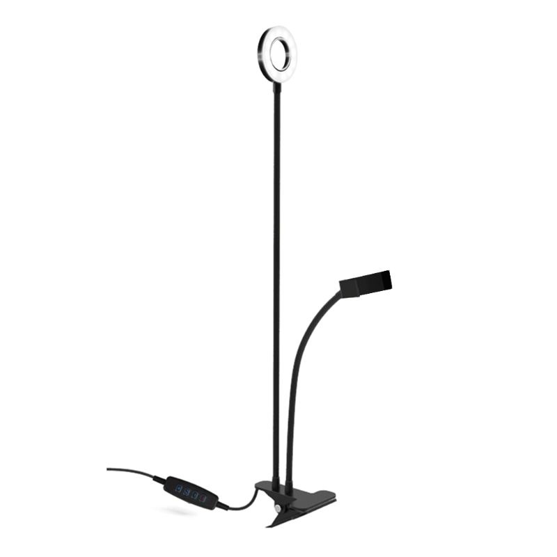 Vòng Đèn LED 24 Bóng Có Giá Đỡ Hỗ Trợ Live Stream / Trang Điểm