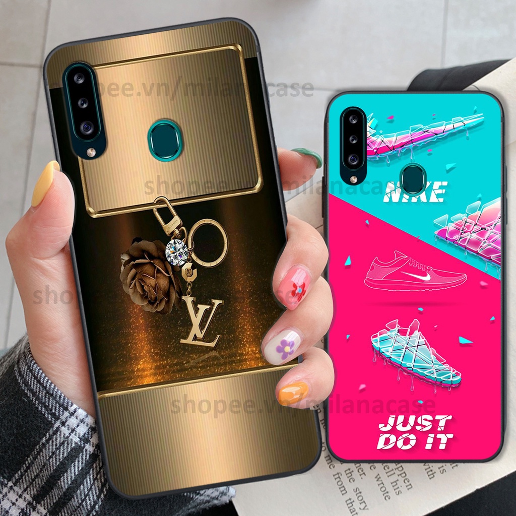 Ốp Samsung A20s in hình các thương hiệu nổi tiếng sang chảnh, đẳng cấp, cá tính