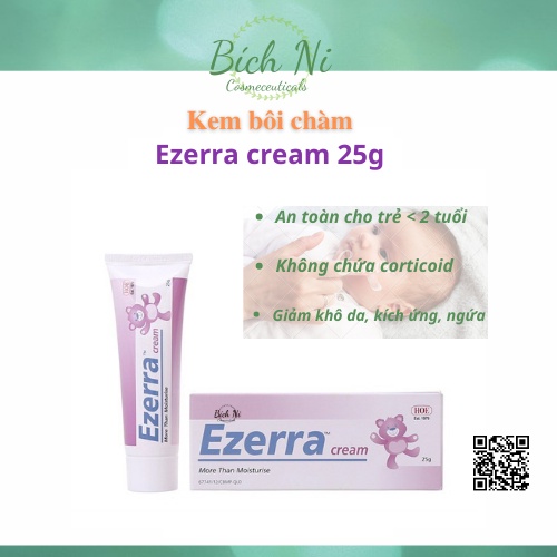 Cream Ezerra trị chàm , lác sữa.