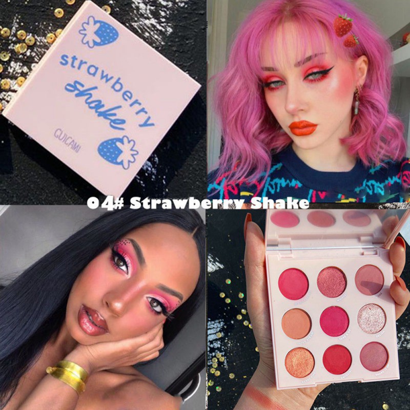 [Hàng mới về] Bảng phấn mắt 9 màu nhũ sáng bóng trang điểm mắt tiện lợi | BigBuy360 - bigbuy360.vn