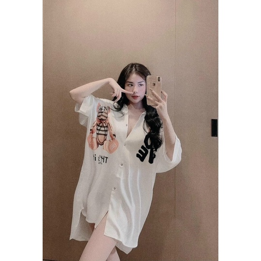 đầm ngủ tay lỡ - đầm ngủ gấu - mochino - carotshop | BigBuy360 - bigbuy360.vn