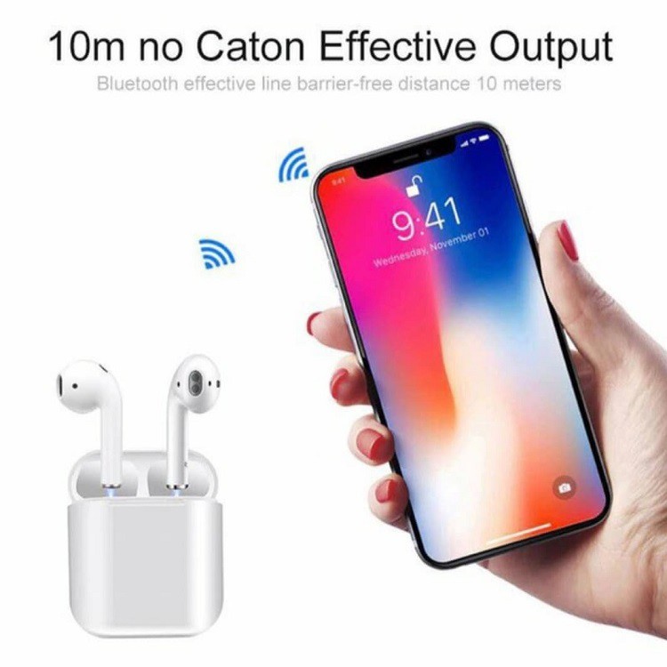 [BẢN CAO CẤP] Tai nghe Bluetooth không dây airpod i12 TWS điều khiển cảm biến âm thanh HIFI cho Android iOS | BigBuy360 - bigbuy360.vn