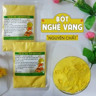 Tinh Bột Nghệ Vàng Nguyên Chất 100g hữu cơ chính hãng Chợ Quê