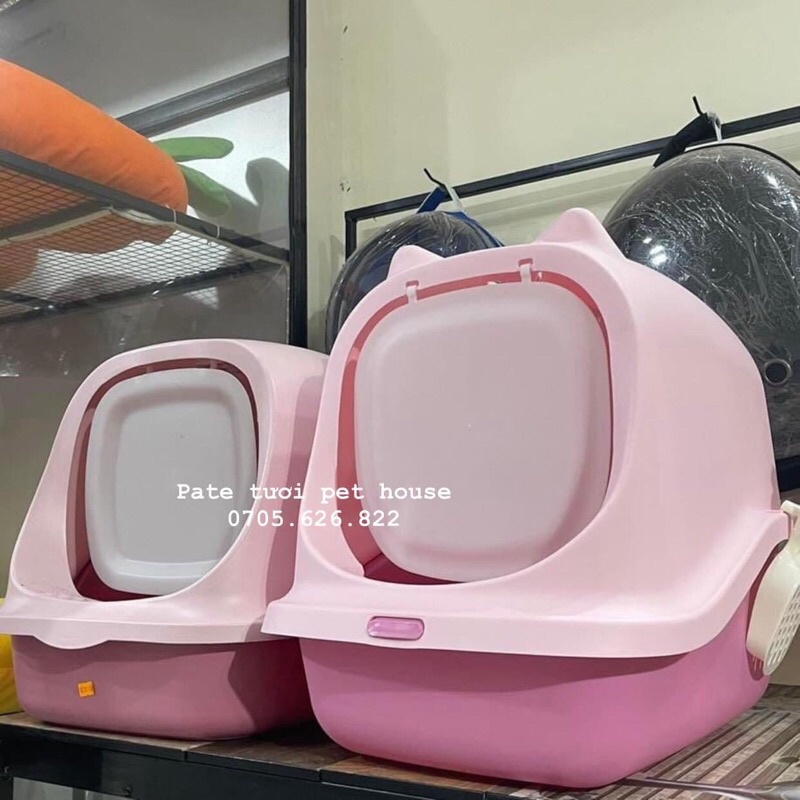 Nhà vệ sinh tai mèo form to