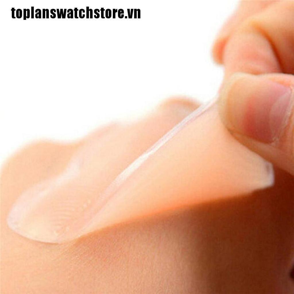 1 Cặp Miếng Dán Ngực Bằng Silicone Tự Dính Hình Trái Tim / Cánh Hoa