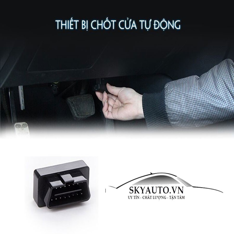 Chốt cửa tự động xe Honda City 2014-2019 Zin theo xe cắm cổng OBD 2