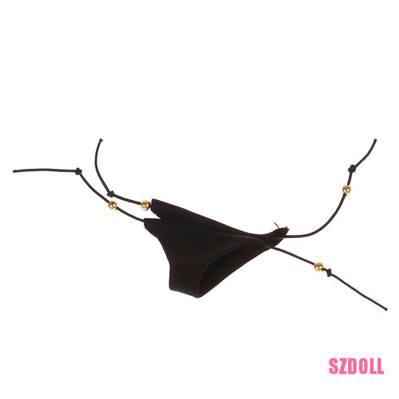 1 Quần Lót Đính Hạt Vàng Đen Gợi Cảm Tỉ Lệ 1/6 Ts2Szdoll