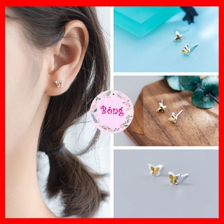[Bạc 925] [B15] Bông tai bạc 925 Hình Bướm độc đáo cá tính