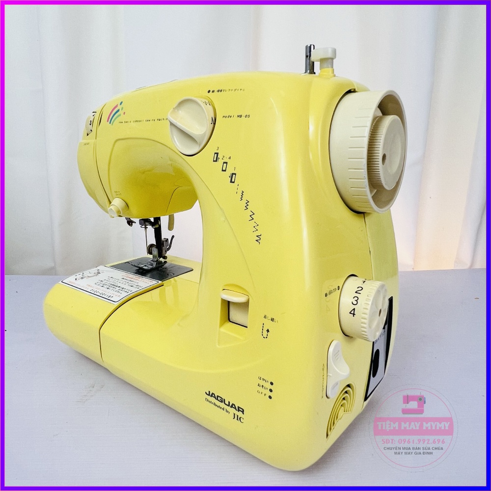 Máy May Gia Đình Đa Năng Jaguar Mini MB-05 Nhỏ Gọn Xinh Xắn May Khỏe Chất Lượng Nhật