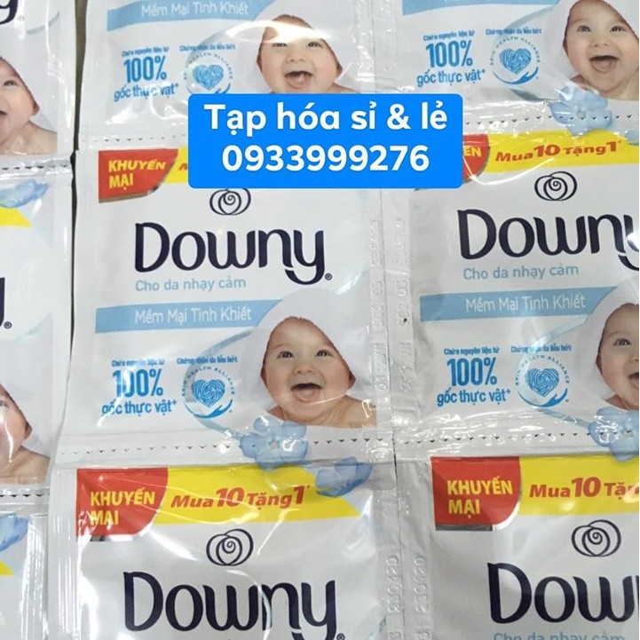6 dây Nước xả vải cho bé Downy cho da nhạy cảm dây 10 gói 21ml