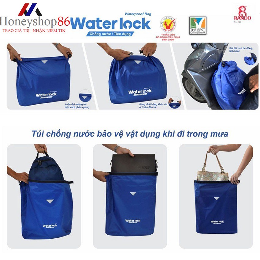 Túi chống nước WaterLock OBNS-01 Rando bảo vệ vật dụng khi đi trong mưa HONEYSHOP86