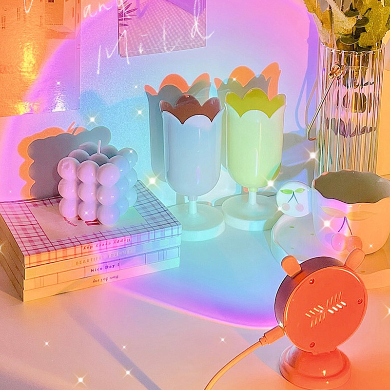 Đèn Chiếu Cầu Vồng Dùng Làm Quà Tặng Cho Bé Gái