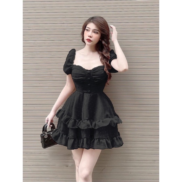 Đầm Voan Bi Bigsize 55-100kg