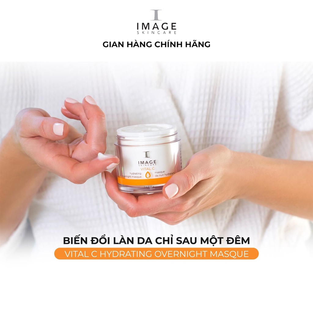 Mặt nạ ngủ đêm Image Skincare Vital C Hydrating Overnight Masque dưỡng ẩm 57g - Mỹ Phẩm Mai Hân