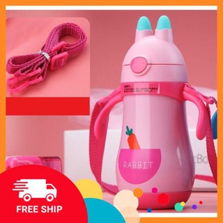 (thanhxuan4554duong) Bình Nước Tai Thỏ Cho Bé NLQK