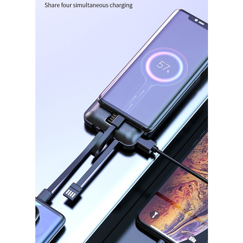 Sạc Dự Phòng Dung Lượng 10000mah Nhỏ Gọn Sạc Nhanh Thiết Kế Sang Trọng Tiện Dụng
