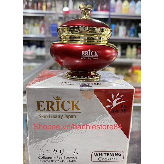 Kem Trắng  Da Lão  Hoá  ERICK