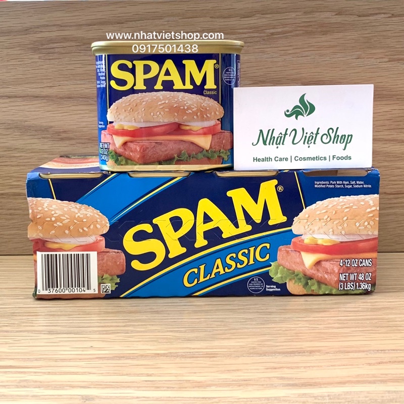 Thịt Hộp Spam 340gr - Mỹ