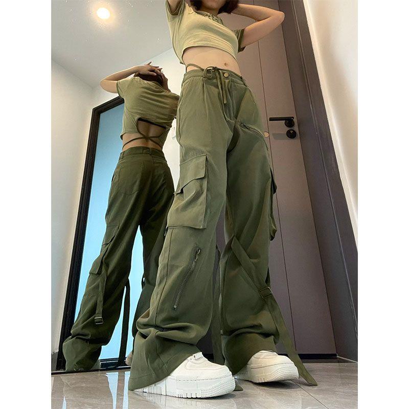 Quần Dài Dáng Suông Rộng Phong Cách Thời Trang Mỹ