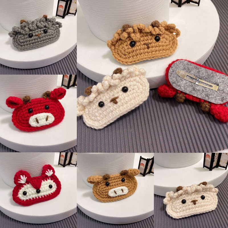 Kẹp Tóc Hình Mèo Hoạt Hình Handmade Xinh Xắn