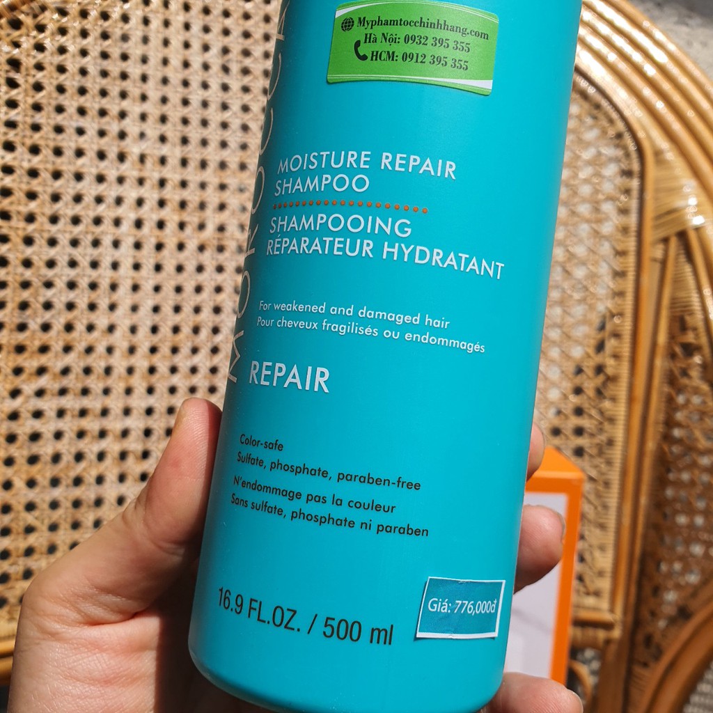 DẦU GỘI XẢ MOROC PHỤC HỒI ĐỘ ẨM REPAIR 500ML*2 | BigBuy360 - bigbuy360.vn