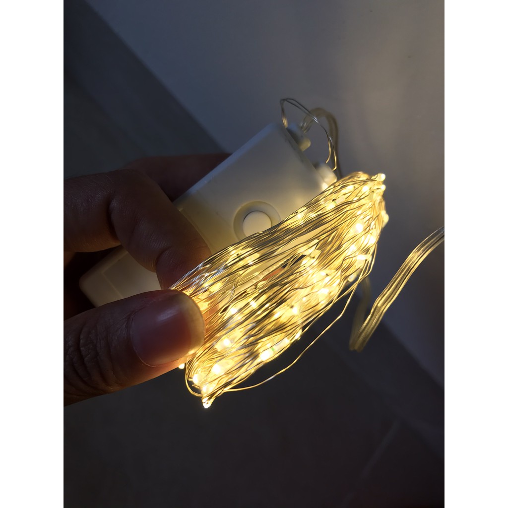 100 Led Đom Đóm Dây Đèn Led Đom Đóm 10m Trang Trí Noel Dây Đèn FairyLight Trang Trí Lễ Tết Trang Trí Cây Đào Cây Quất