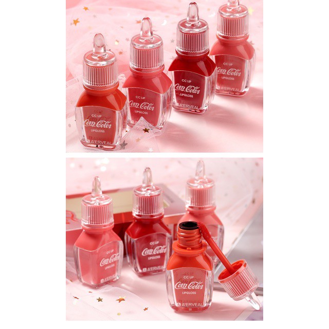 Son Kem Tint Coca Cola CC Lip Gloss Hàng Nội Địa Trung | BigBuy360 - bigbuy360.vn