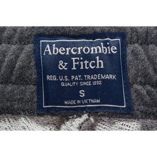 quần nỉ da cá - quần jogger ABERCROMBIE