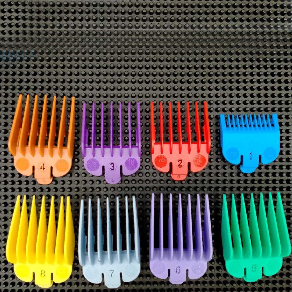 Bộ 8 Cử Tông Đơ Dành Nhiều Màu Cao Cấp Dành Cho Tông Đơ Điện