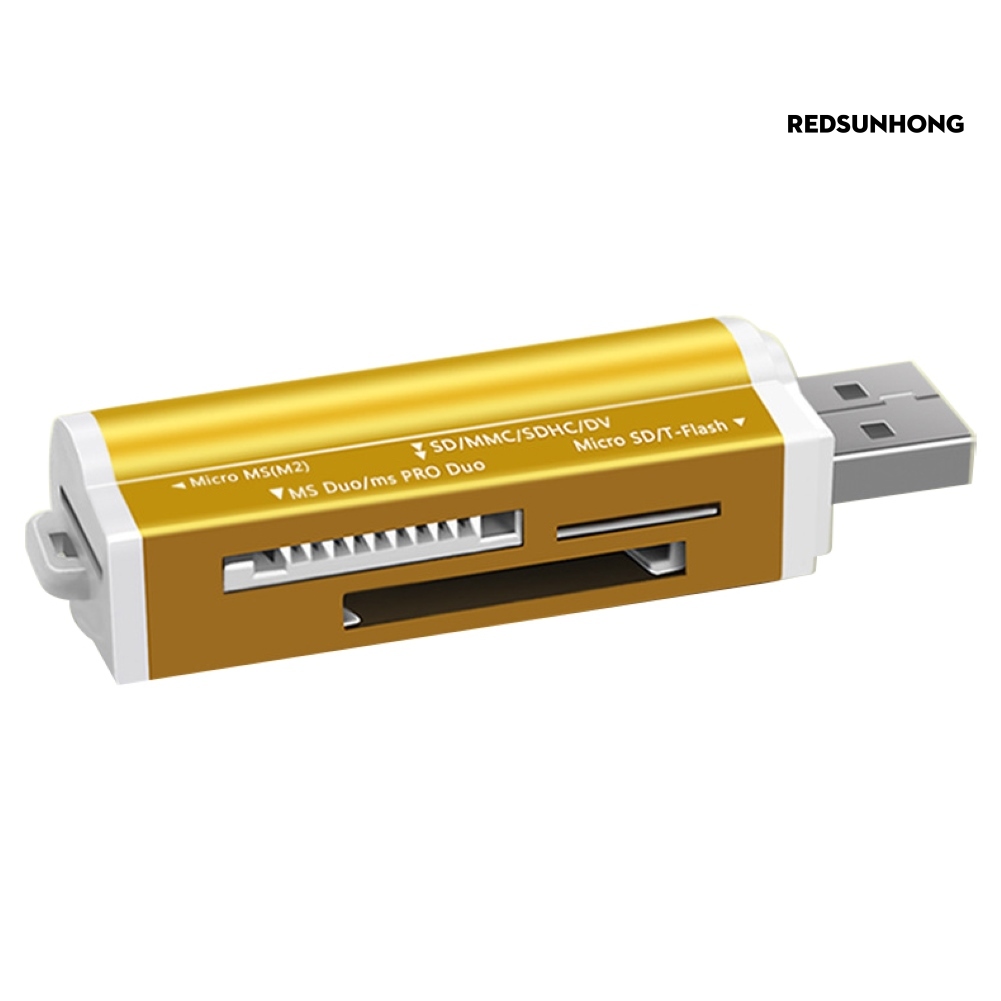 Đầu Đọc Thẻ Nhớ Mini Usb Tf / Micro-Sd / Ms / M2 4 Trong 1 | BigBuy360 - bigbuy360.vn