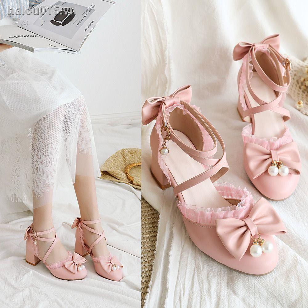 Giày cao gót thời trang thiết kế cho bé 11-12 - 9 tuổi