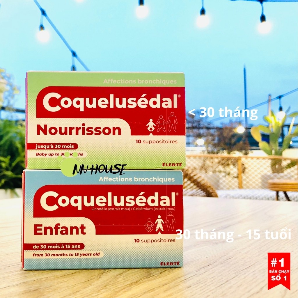 Ho nhét HM Coquelusedal hàng Pháp 10v từ thảo dược an toàn cho bé, baby, trẻ em dưới 15 tuổi - NN HOUSE